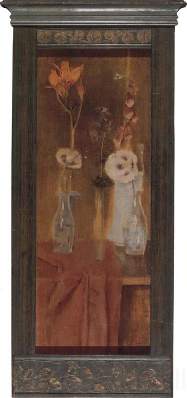 Fernand Khnopff Dream Flowers Norge oil painting art